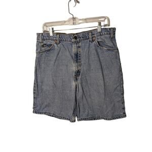 Vintage Levi's 550 Orange Tab Jean Shorts Jorts Y2K Size 36 Dad Relaxed